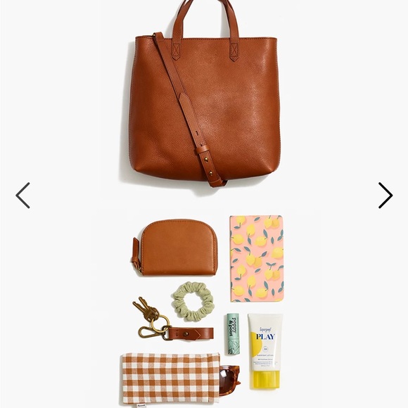 Madewell zip-top transport tote AND braided leather strap! - Picture 14 of 16